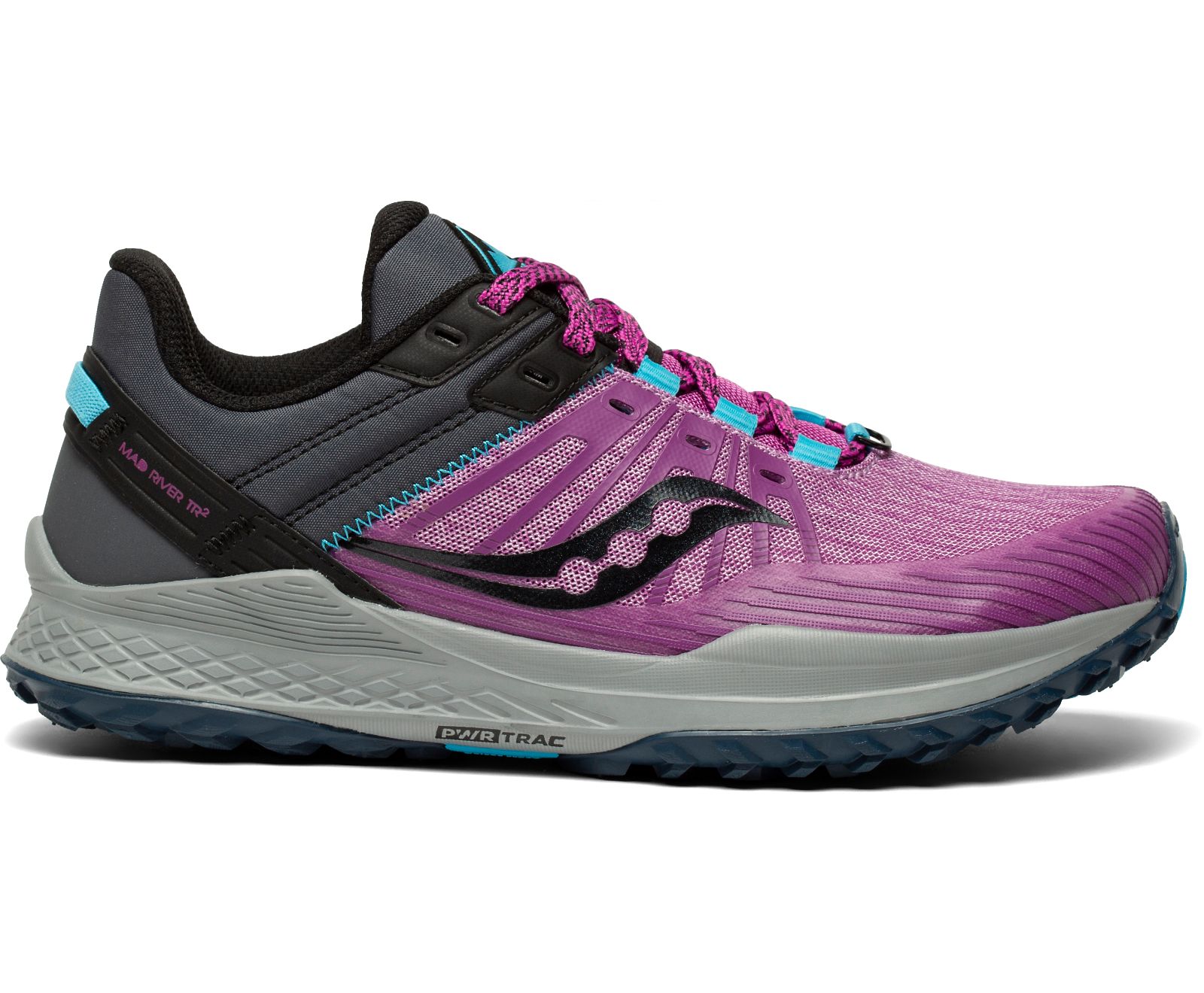 Women\'s Saucony Mad River Tr 2 Trail Running Shoes Purple / Grey | Singapore 225JPQJ